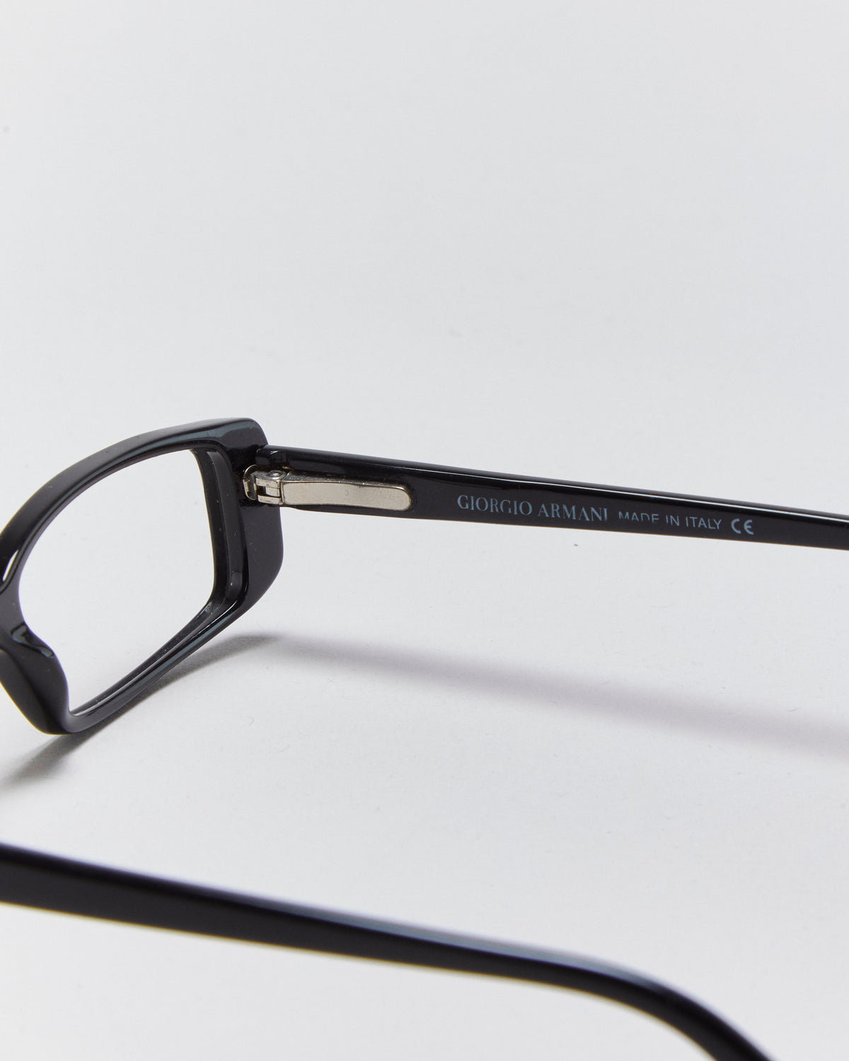 Vintage Y2K 00s Giorgio Armani Slim Rectangle Glasses Frames