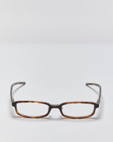 Vintage Y2K 00s Gucci Tortoise Shell Slim Rectangle Glasses Frames