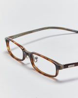 Vintage Y2K 00s Gucci Tortoise Shell Slim Rectangle Glasses Frames