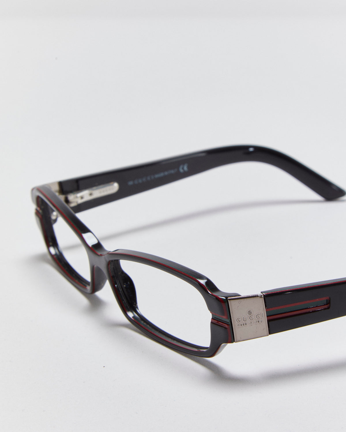 Vintage Y2K 00s Gucci 2916 Slim Rectangle Glasses Frames