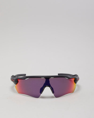 Y2K Oakley Black Framed Sunglasses Red Lens - O/S