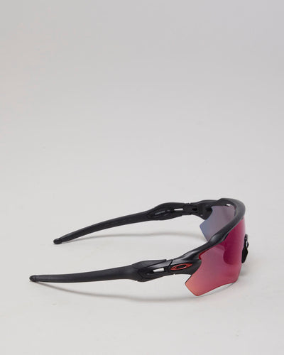 Y2K Oakley Black Framed Sunglasses Red Lens - O/S