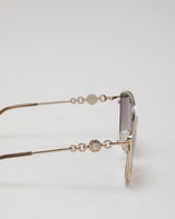Guess Gold Sunglasses - O/S