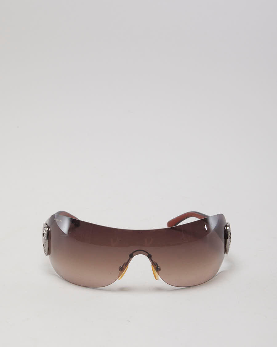 Y2K 00s Bvlgari Pink Rimless Sunglasses - O/S – Rokit