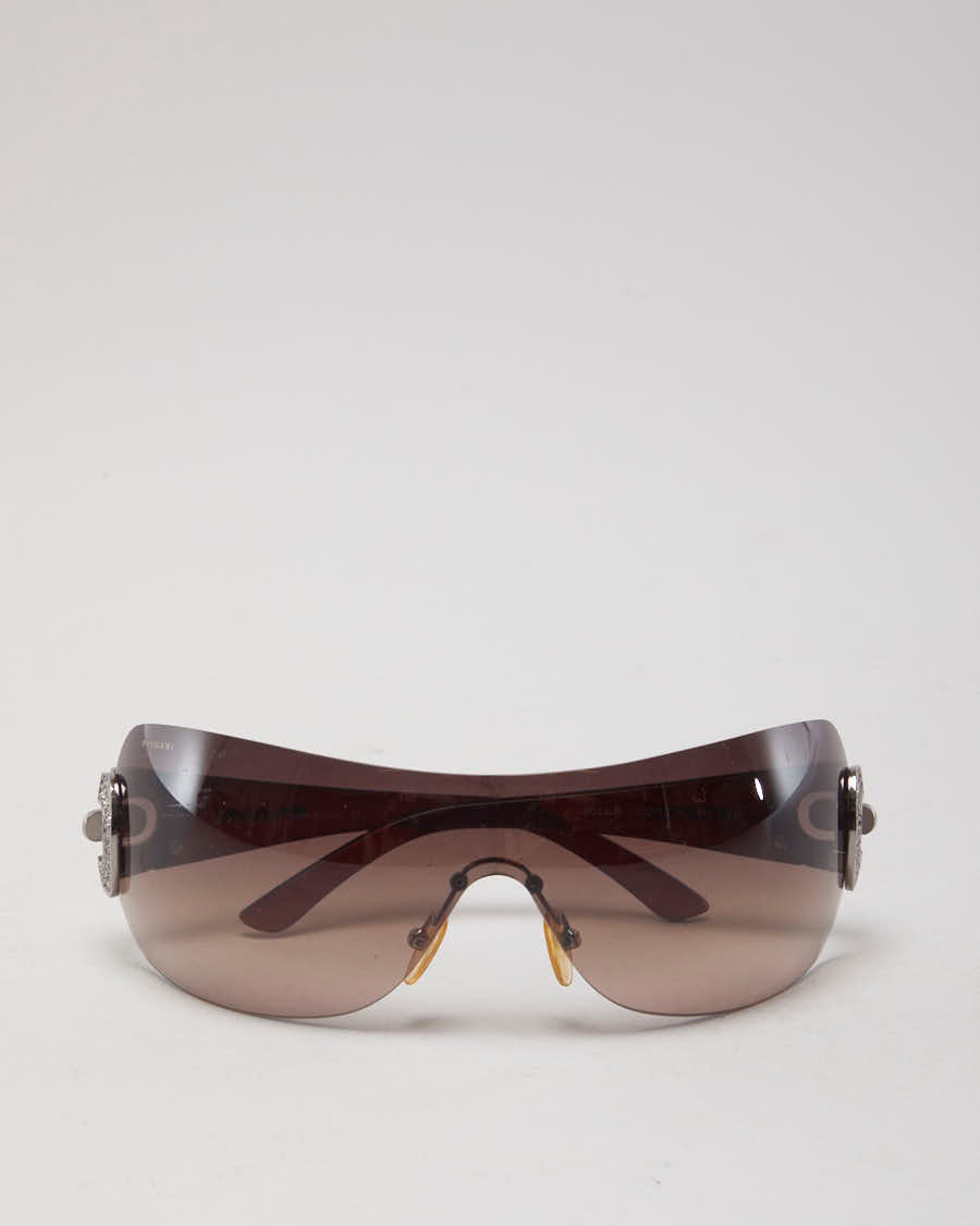 Y2K 00s Bvlgari Pink Rimless Sunglasses - O/S – Rokit