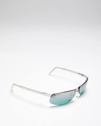 Vintage Moschino Small Frame Blue Lenses Sunglasses