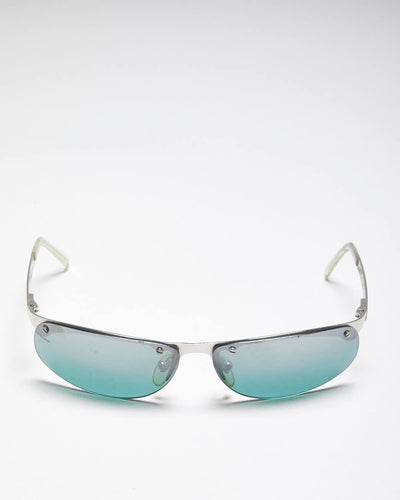 Vintage Moschino Small Frame Blue Lenses Sunglasses