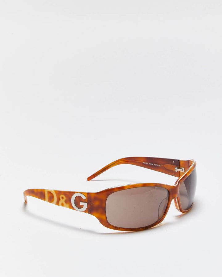 Vintage Y2k 00s Dolce & Gabbana Tortoise Shell Sunglasses