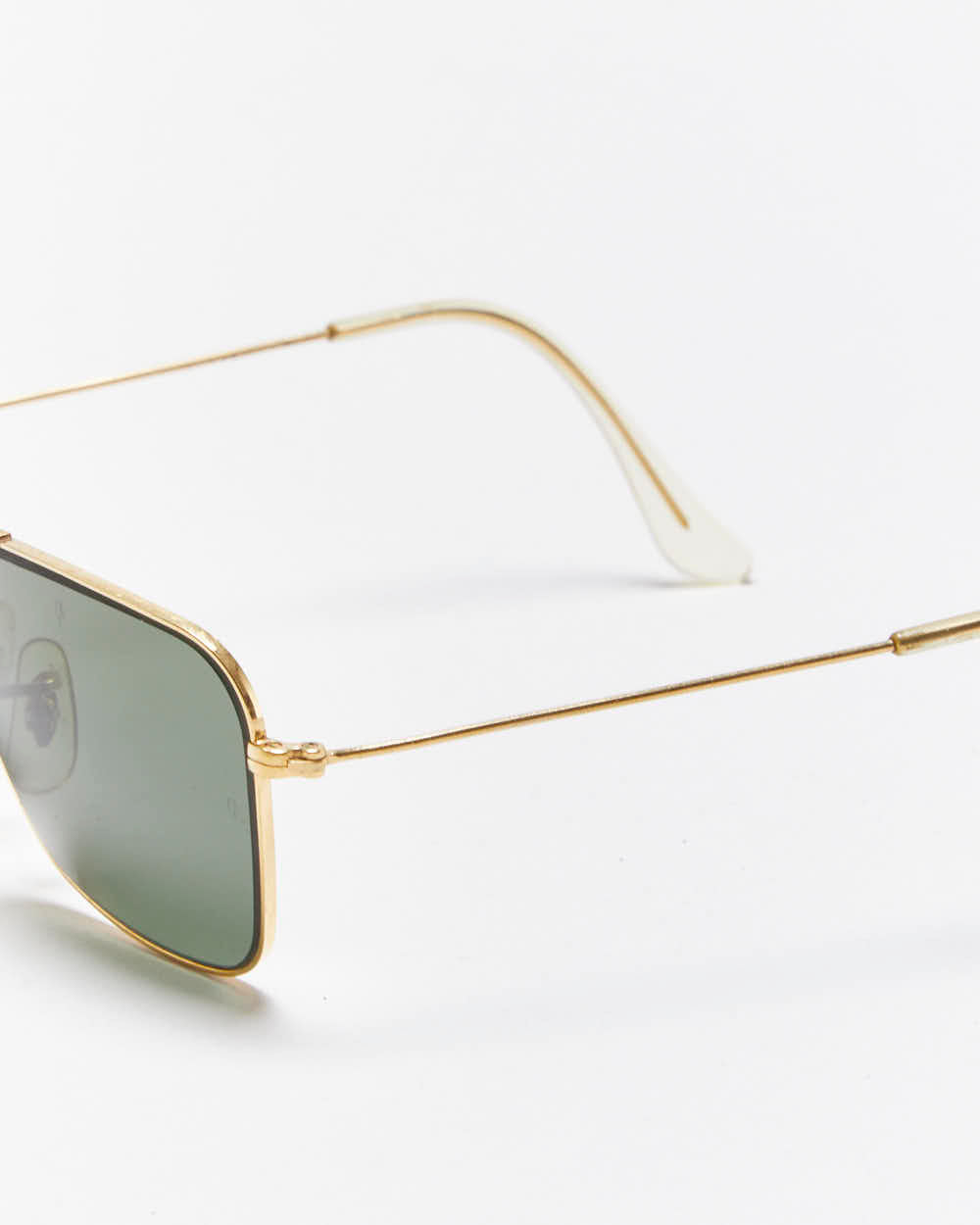 Vintage 1980s Ray Ban Bausch &amp; Lamb Caravan Aviator Sunglasses