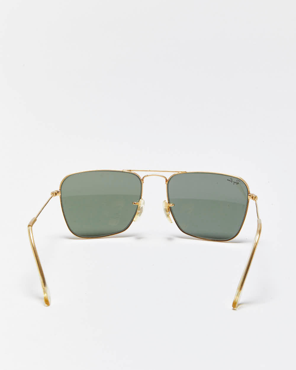Vintage 1980s Ray Ban Bausch &amp; Lamb Caravan Aviator Sunglasses