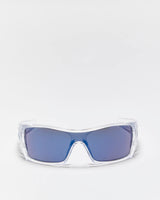 Vintage Oakley Transparent Wrap Around Sunglasses