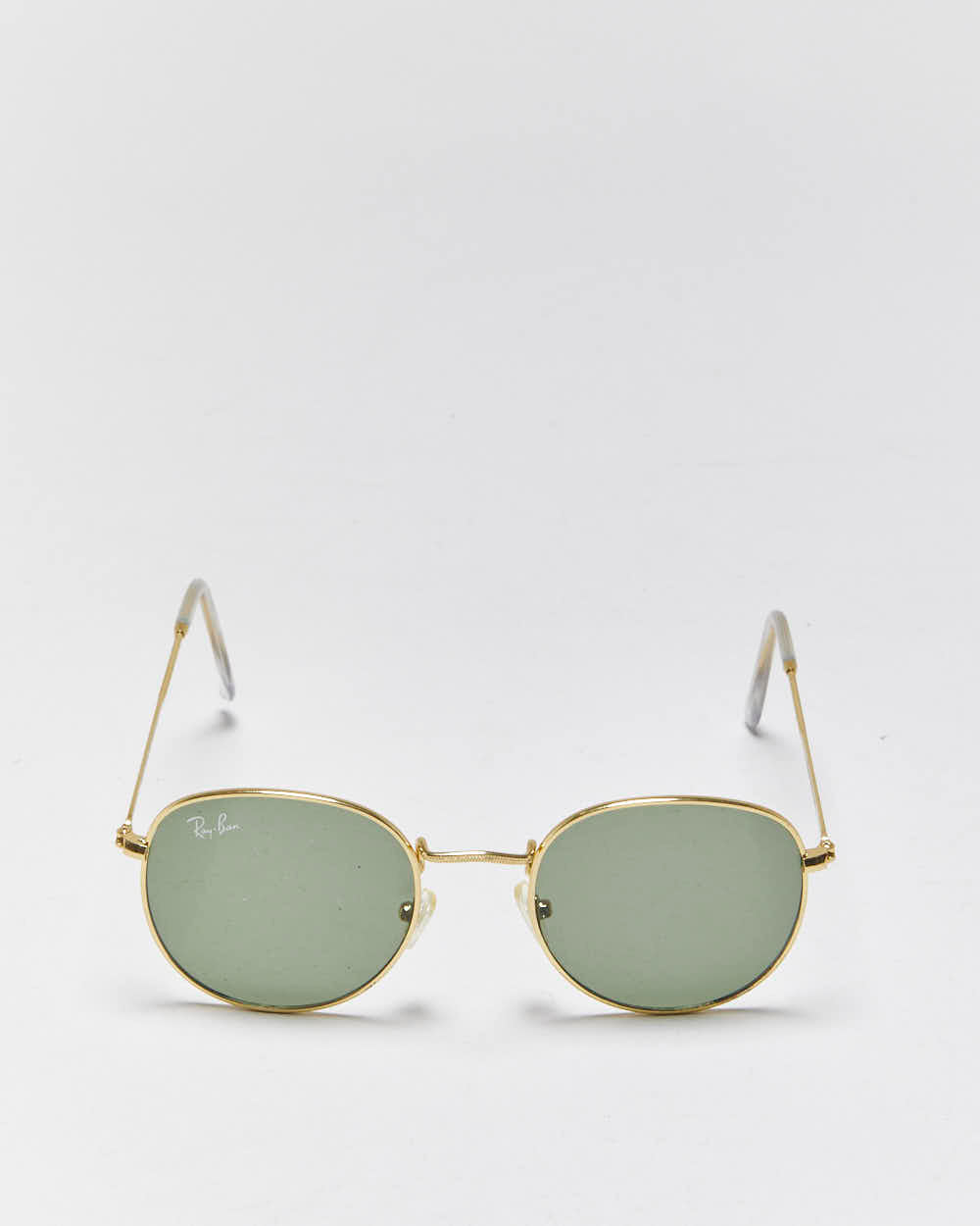 Vintage Ray-Ban Round Metal Arista Gold Sunglasses