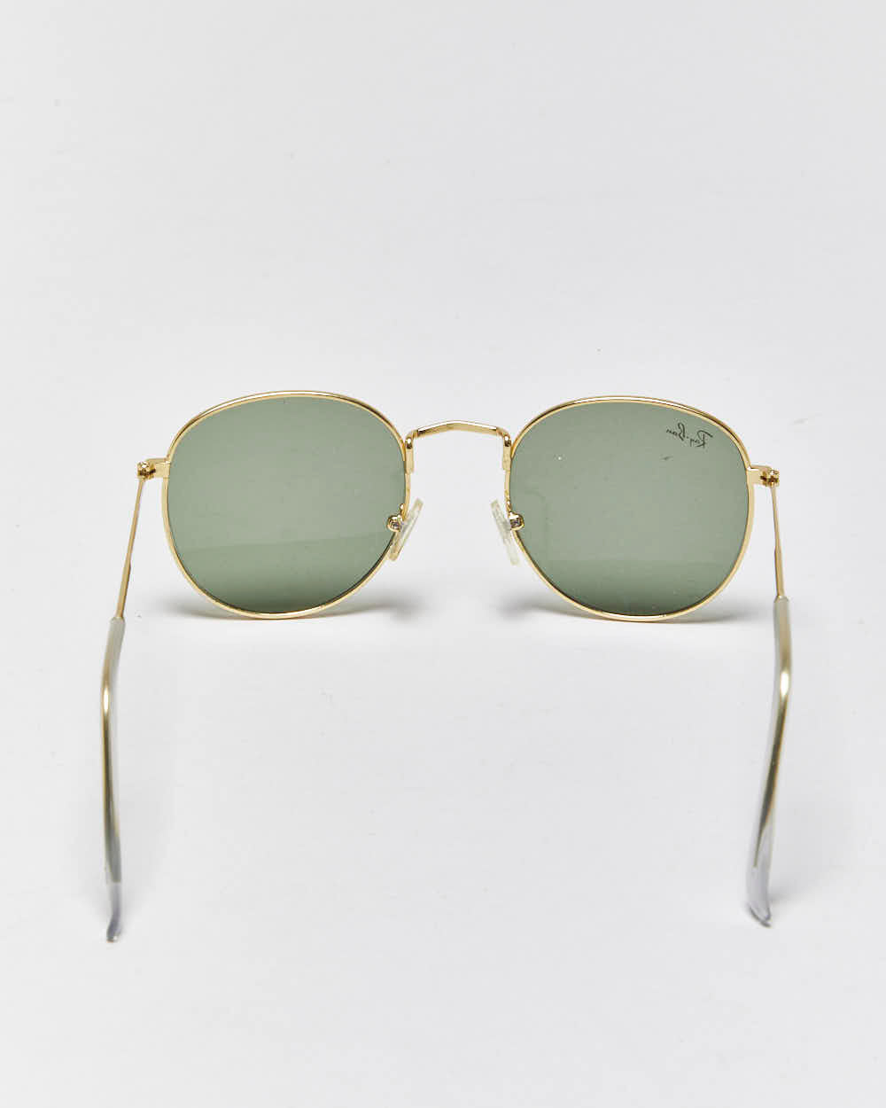 Vintage Ray-Ban Round Metal Arista Gold Sunglasses