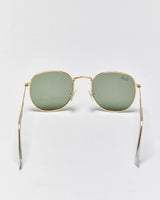 Vintage Ray-Ban Round Metal Arista Gold Sunglasses