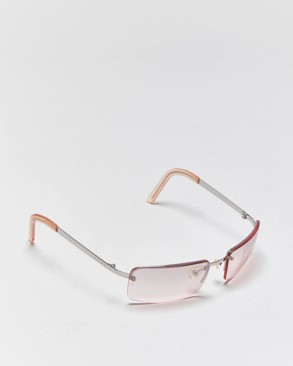Vintage Y2k 2000s Ralph Lauren Pink Tint Wrap Sunglasses