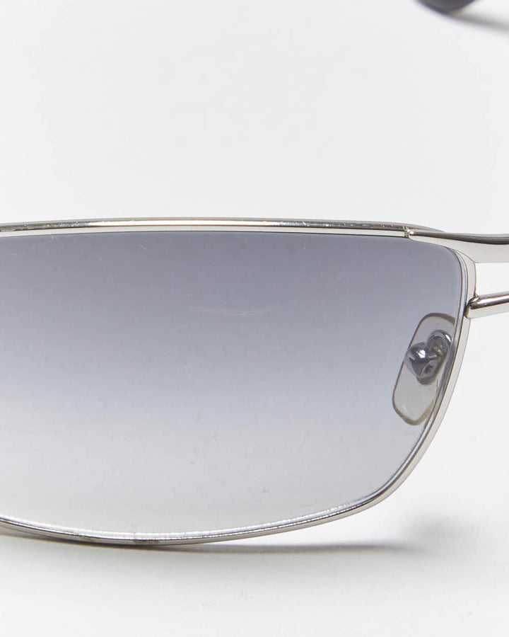 Vintage Y2k 2000s Versace Rhinestone Wrap Sunglasses