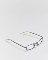 Vintage Y2k 2000s Dolce &amp; Gabbana Purple Skinny Glasses Frames