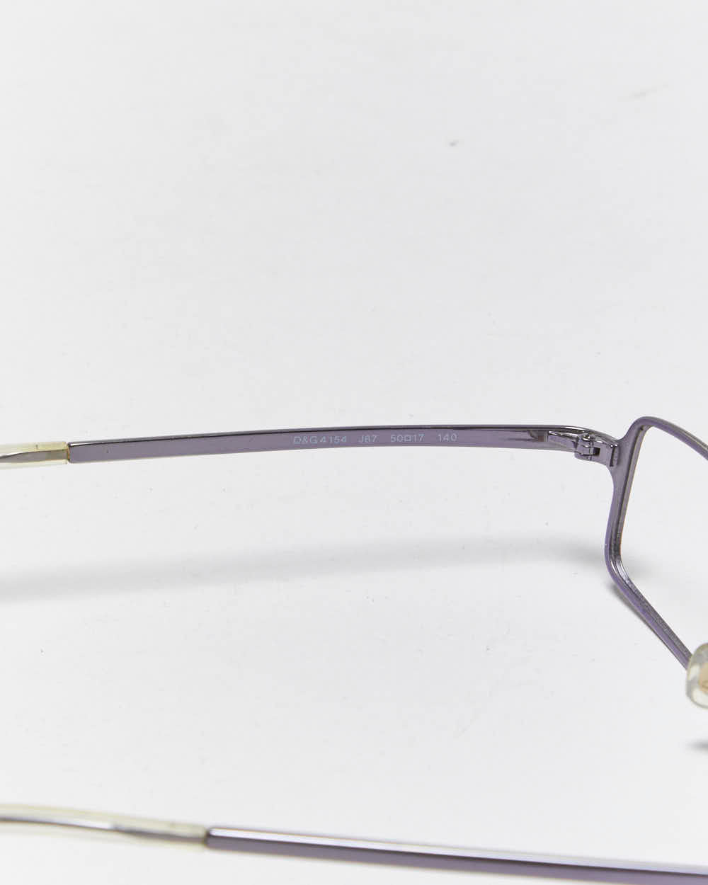 Vintage Y2k 2000s Dolce &amp; Gabbana Purple Skinny Glasses Frames