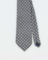 Vintage 1980s Christian Dior Patterned Silk Tie