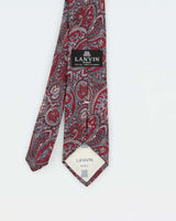 Vintage 1970s Lanvin Paisley Silk Tie