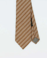 Vintage 1980s Giorgio Armani Cross Striped Silk Tie