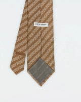 Vintage 1980s Giorgio Armani Cross Striped Silk Tie