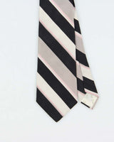 Vintage 1980s Christian Dior Striped Silk Prep Tie