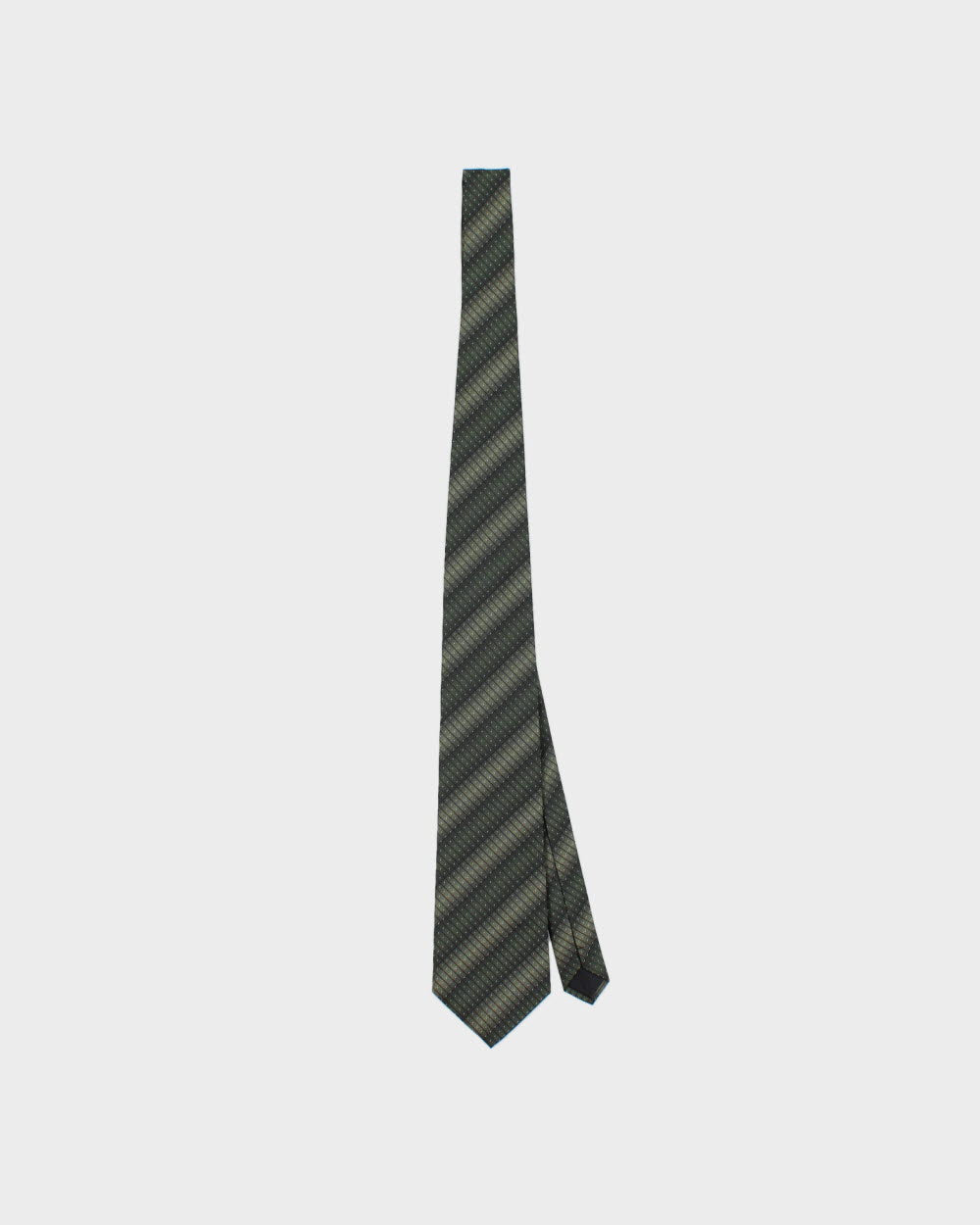 Vintage Y2K 00s Christian Dior Pattern Striped Made In France Silk Tie