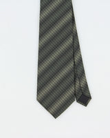 Vintage Y2K 00s Christian Dior Pattern Striped Made In France Silk Tie