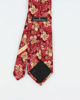 Vintage Y2K 00s Ermenegildo Zegna Floral Italian Made Silk Tie