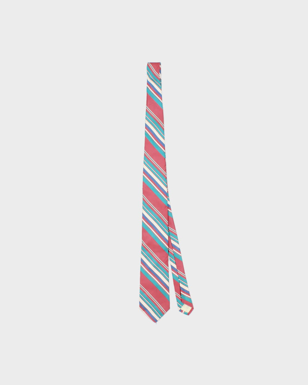 Vintage 1980s Liberty Of London Striped Made In USA Silk Prep Tie