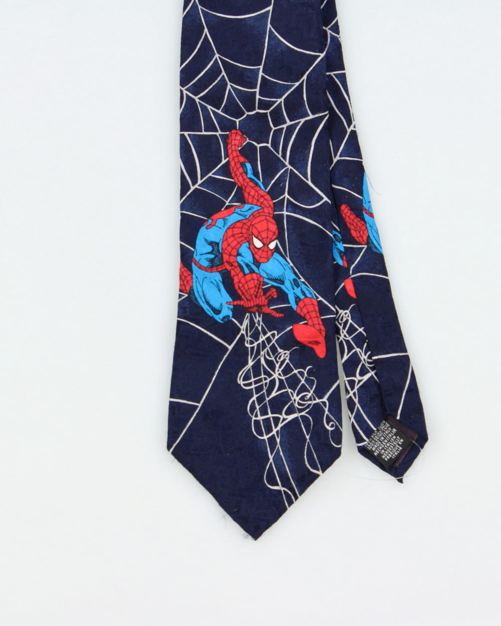 Vintage 1980s Marvel Comics Tie Rack Spider-Man Italian Made Silk Tie