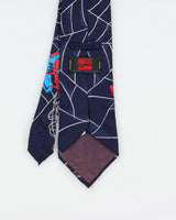 Vintage 1980s Marvel Comics Tie Rack Spider-Man Italian Made Silk Tie