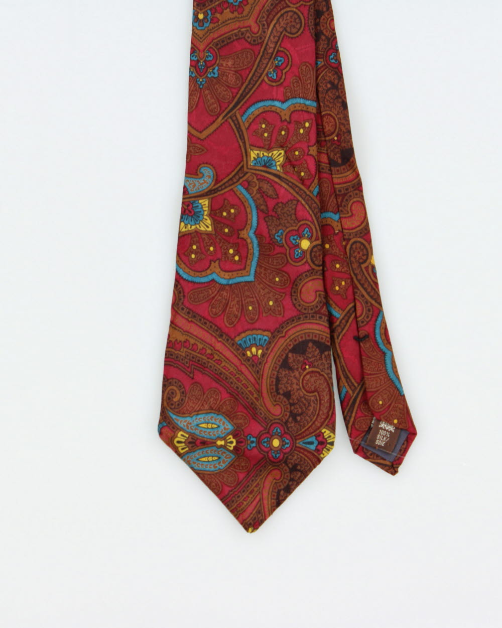 Vintage 1990s Polo Ralph Lauren Paisley Made In Canada Silk Tie