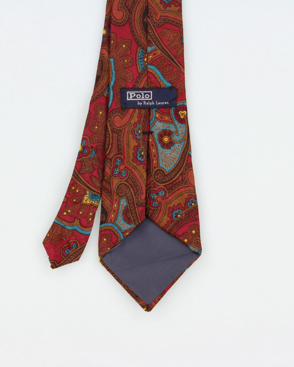 Vintage 1990s Polo Ralph Lauren Paisley Made In Canada Silk Tie
