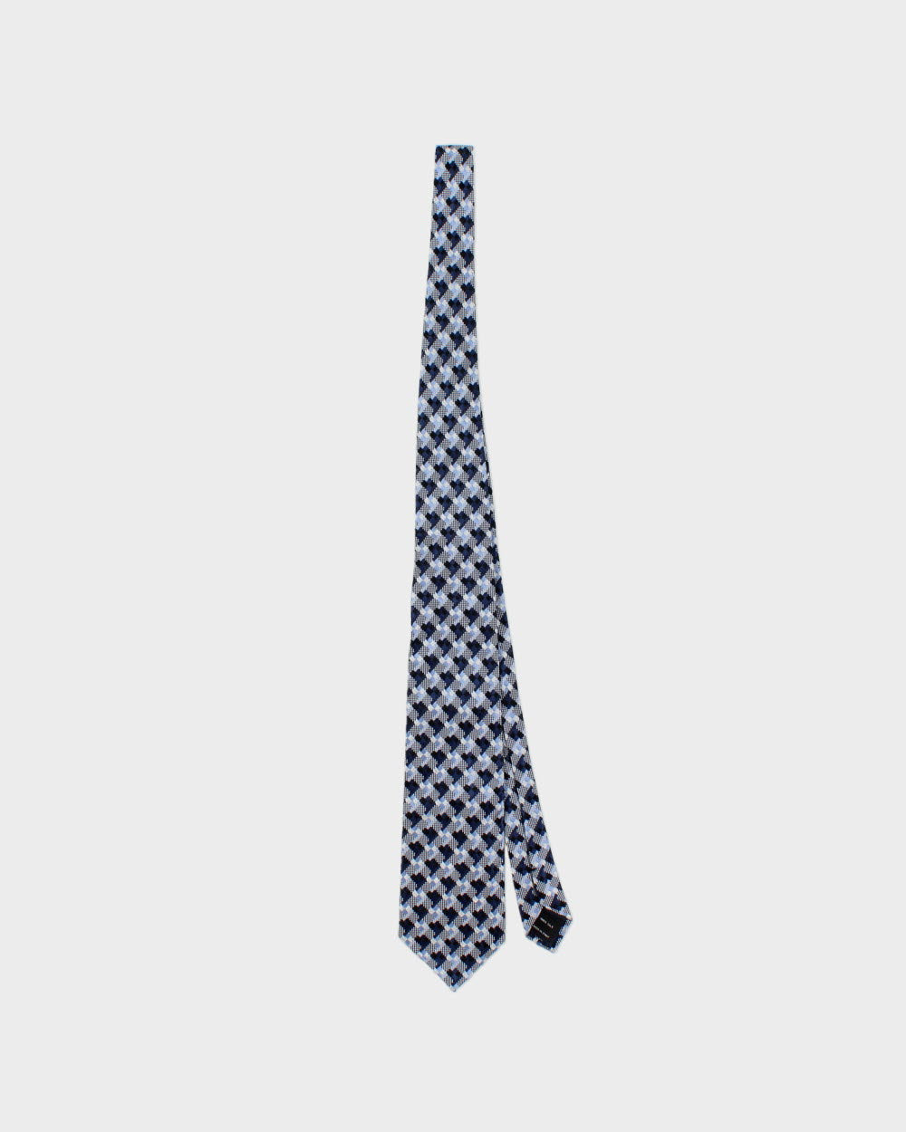 Tom Ford Embroidered Check Silk Tie
