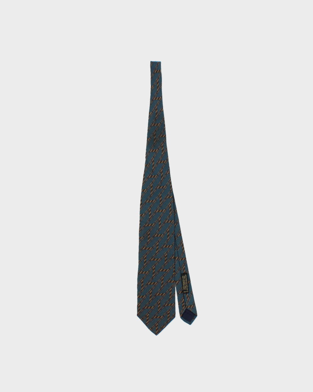 Vintage 1980s Giorgio Armani Patterned Silk Tie