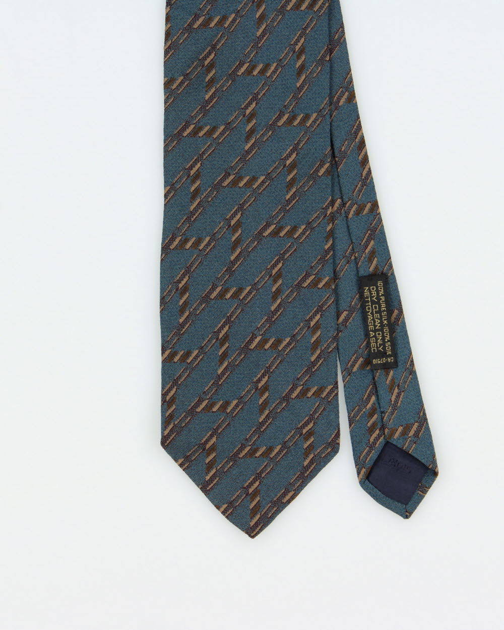 Vintage 1980s Giorgio Armani Patterned Silk Tie