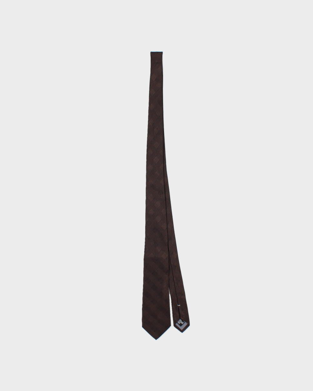 Vintage Armani Collezioni Patch Check Silk Tie
