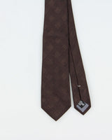 Vintage Armani Collezioni Patch Check Silk Tie