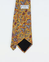 Vintage 1980s Yves Saint Laurent Paisley Silk Tie