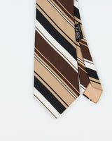 Vintage 1970s Yves Saint Laurent Striped Silk Tie