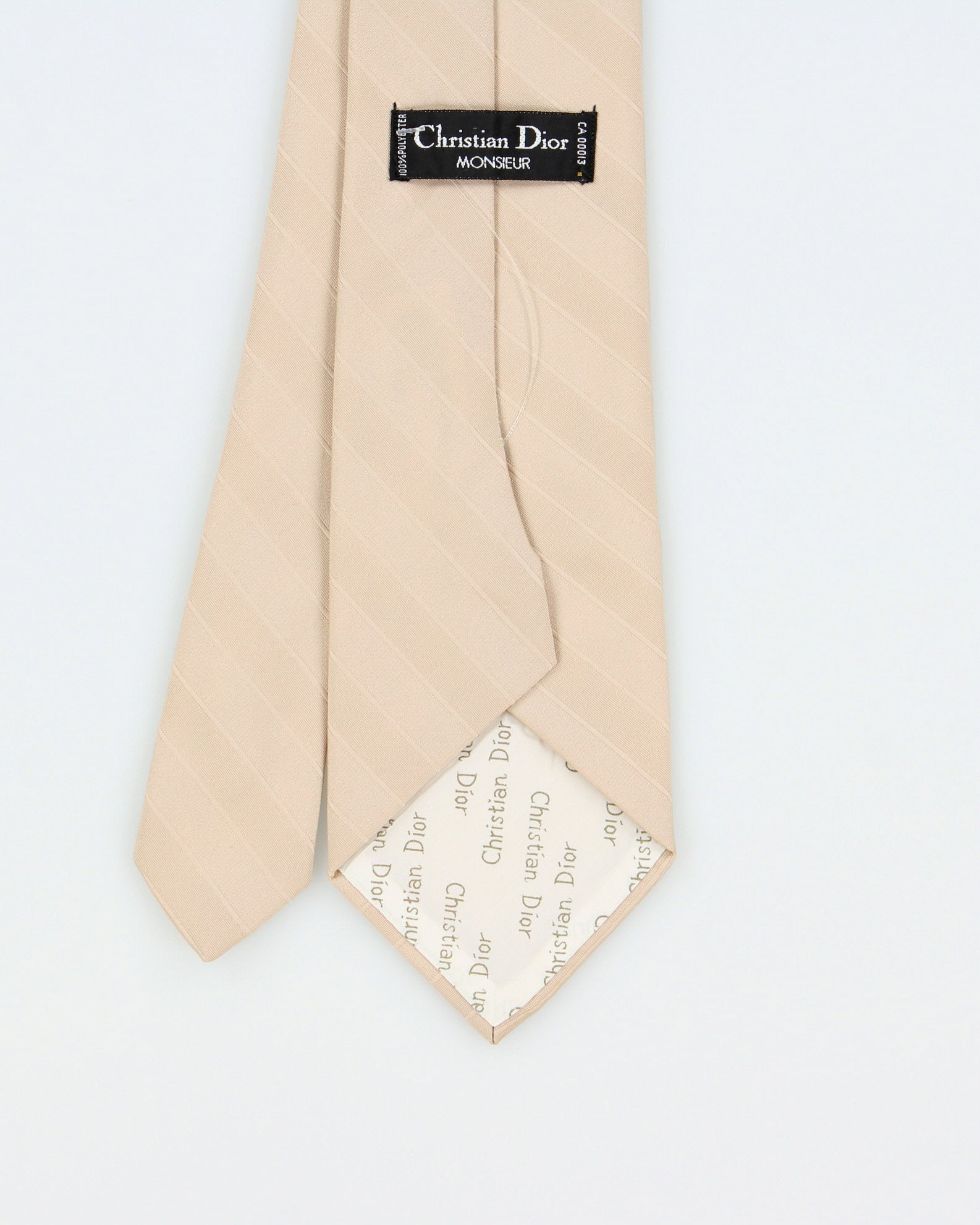 Vintage 1970s Christian Dior Monsieur Striped Tie
