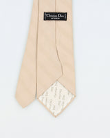 Vintage 1970s Christian Dior Monsieur Striped Tie