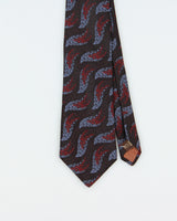 Vintage 1990s Lanvin Paris Patterned Silk Tie