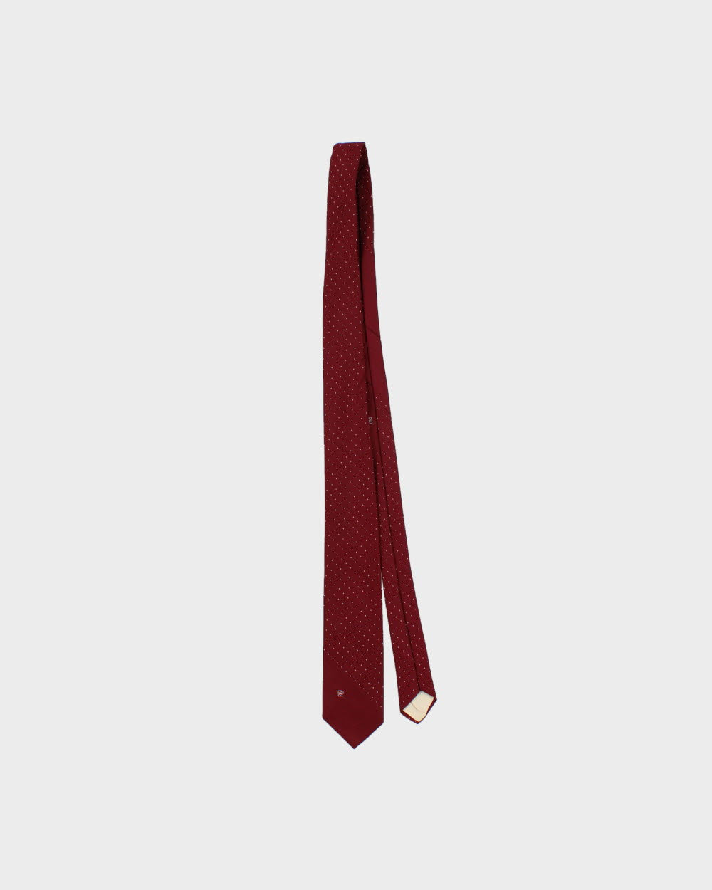 Vintage 1970s Pierre Cardin Polka Dot Striped Tie