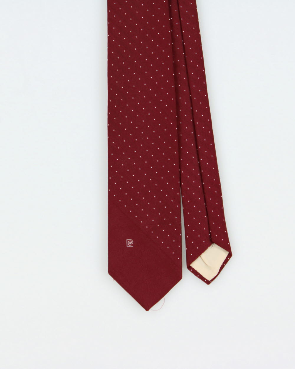 Vintage 1970s Pierre Cardin Polka Dot Striped Tie
