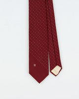 Vintage 1970s Pierre Cardin Polka Dot Striped Tie