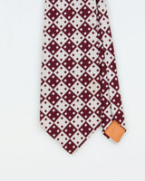 Vintage 1970s Yves Saint Laurent Check Pattern Tie