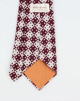 Vintage 1970s Yves Saint Laurent Check Pattern Tie
